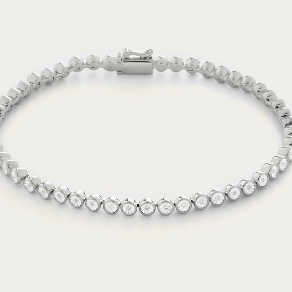 Monica Vinader Diamond Tennis Bracelet